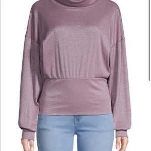 Baby Pink Blouson Sleeve Blouse